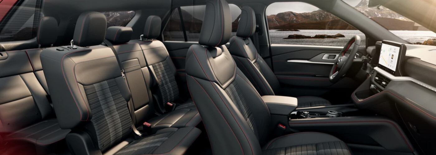 2026 Ford Explorer interior with entertainment features